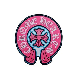 Chrome Hearts CH Pink + Blue Rug Non Slip Back